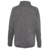 Burnside Women's Heather Charcoal Sweater Knit Jacket