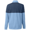 Puma Golf Men's Blue Bell/Dark Denim Cloudspun Warm Up Quarter-Zip
