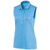 Puma Golf Women's Ethereal Blue Rotation Sleeveless Golf Polo