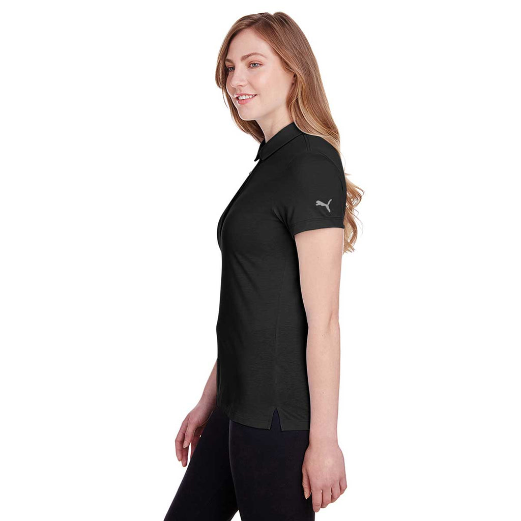 Puma Golf Women's Black Fusion Polo