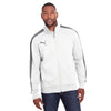 Puma Sport Men's Bright White/Quiet Shade P48 Fleece Track Jacket
