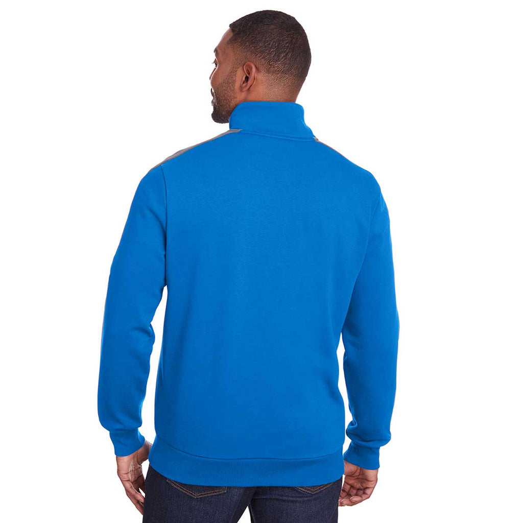 Puma Sport Men's Lapis Blue/Quiet Shade P48 Fleece Track Jacket