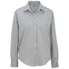 Edwards Women's Grey Pinpoint Oxford Long Sleeve Shirt
