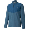 Puma Golf Men's Digi Blue Cloudspun Stlth Golf Quarter Zip