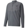 Puma Golf Men's Quiet Shade Heather Cloudspun Stlth Golf Quarter Zip