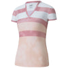 Puma Golf Women's Peachskin Dye Stripe Golf Polo