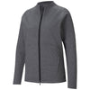 Puma Golf Women's Puma Black Cloudspun Full Zip Golf Jacket