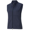Puma Golf Women's Navy Blazer Cloudspun Full Zip Golf Vest