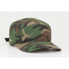 Pacific Headwear Army Slide Snap Adjustable 5 Panel Hat