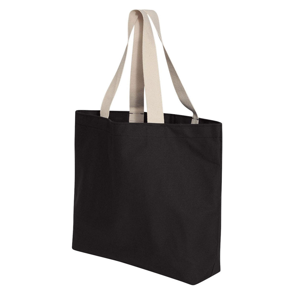 Bayside Black USA-Made Jumbo Tote