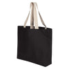 Bayside Black USA-Made Jumbo Tote