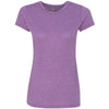Next Level Women's Purple Berry Poly/Cotton Short-Sleeve Tee