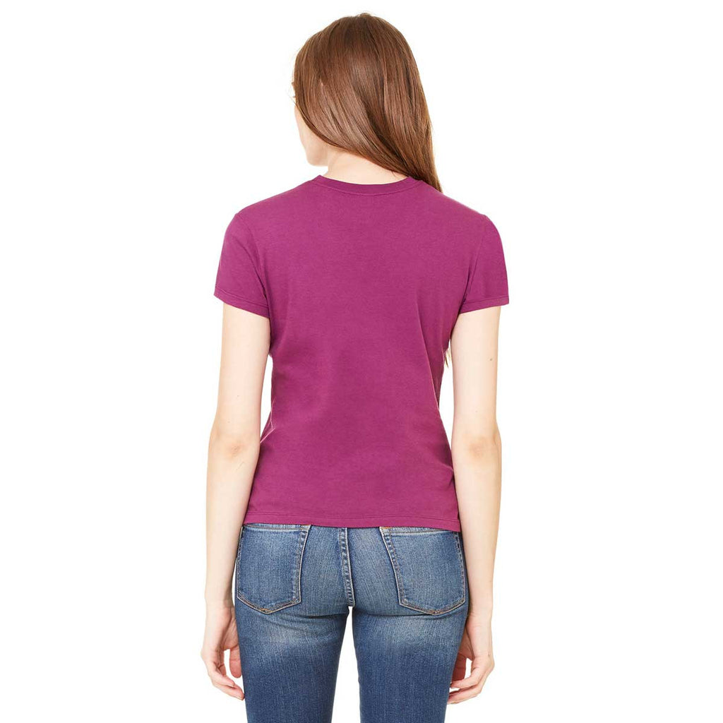 Bella + Canvas Women's Currant Jersey Short-Sleeve T-Shirt