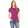 Bella + Canvas Women's Currant Jersey Short-Sleeve T-Shirt