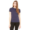 Bella + Canvas Women's Navy Jersey Short-Sleeve T-Shirt