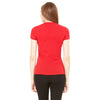 Bella + Canvas Women's Red Jersey Short-Sleeve T-Shirt