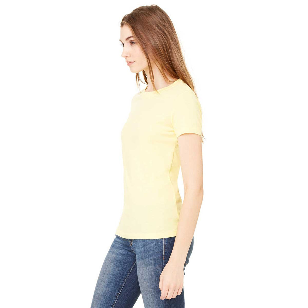 Bella + Canvas Women's Yellow Jersey Short-Sleeve T-Shirt