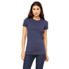 Bella + Canvas Women's Navy Made in the USA Favorite T-Shirt