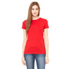 Bella + Canvas Women's Red Made in the USA Favorite T-Shirt