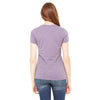 Bella + Canvas Women's Heather Purple Jersey Short-Sleeve T-Shirt