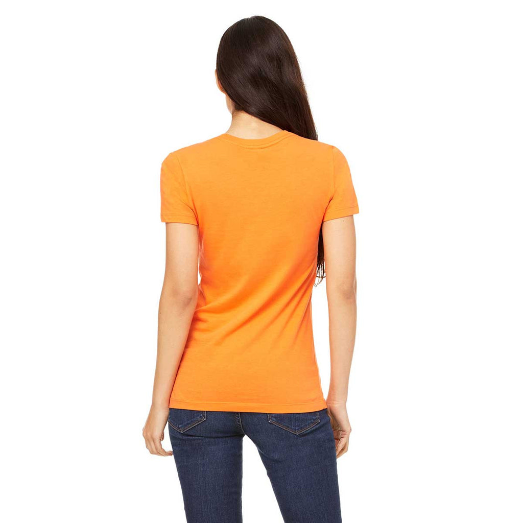 Bella + Canvas Women's Orange Jersey Short-Sleeve T-Shirt
