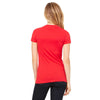 Bella + Canvas Women's Red Jersey Short-Sleeve T-Shirt