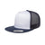 Yupoong Navy/White Classic Trucker with White Front Panel Cap