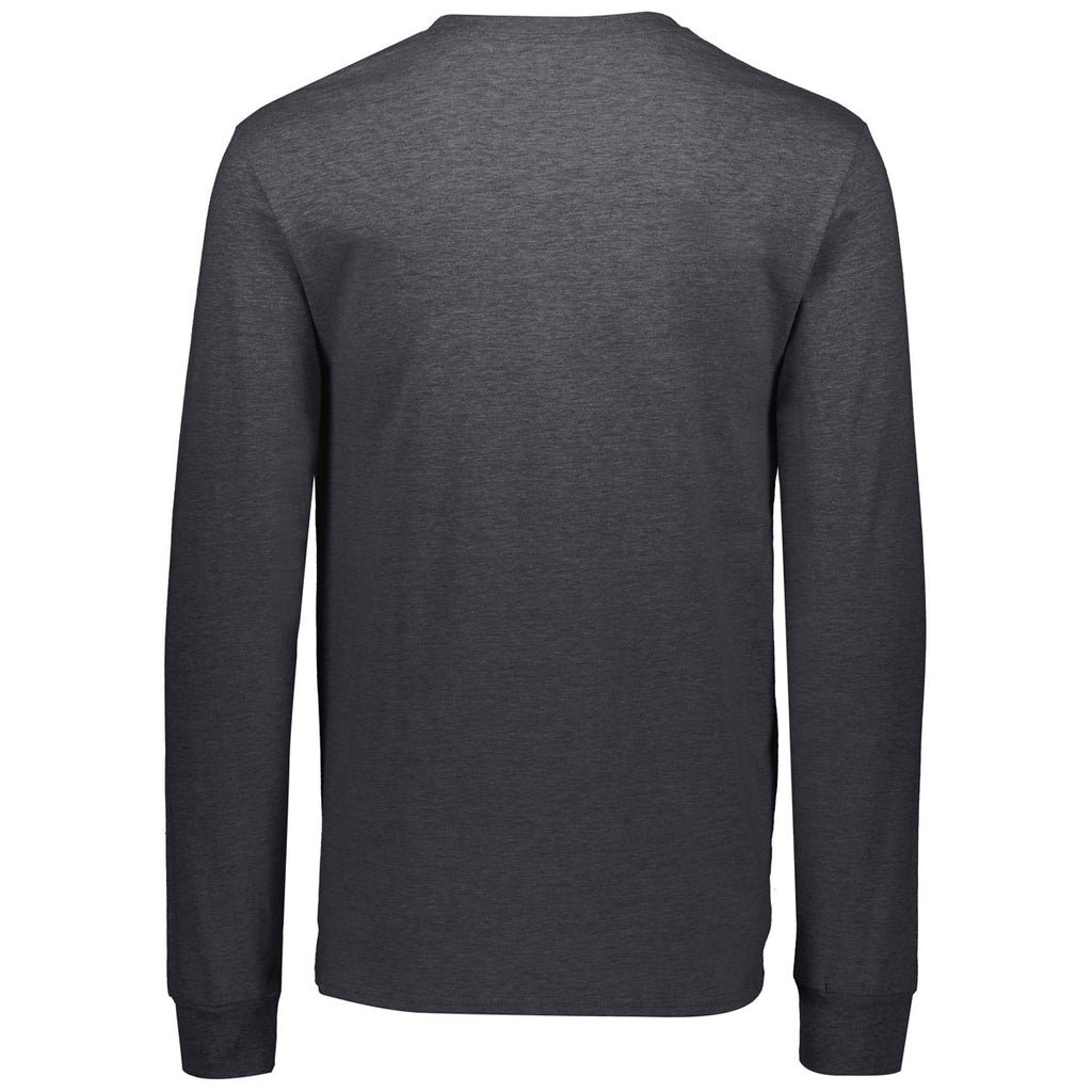 Russell Unisex Charcoal Classic Long Sleeve Tee