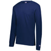 Russell Unisex Navy Classic Long Sleeve Tee