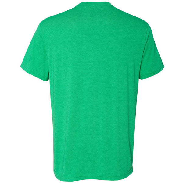 Next Level Men's Triblend Crew T-Shirt - Super Soft Blended Jersey, XS Size, Envy Green Color