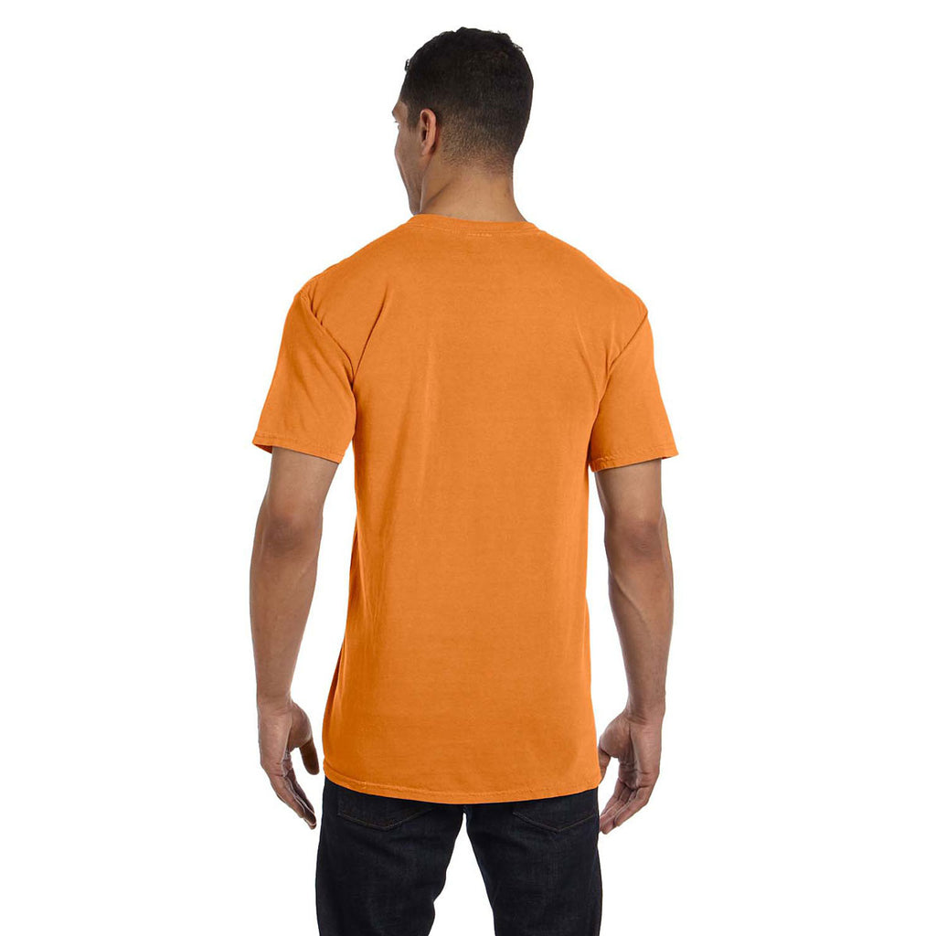 Comfort Colors Men's Burnt Orange 6.1 oz. Pocket T-Shirt