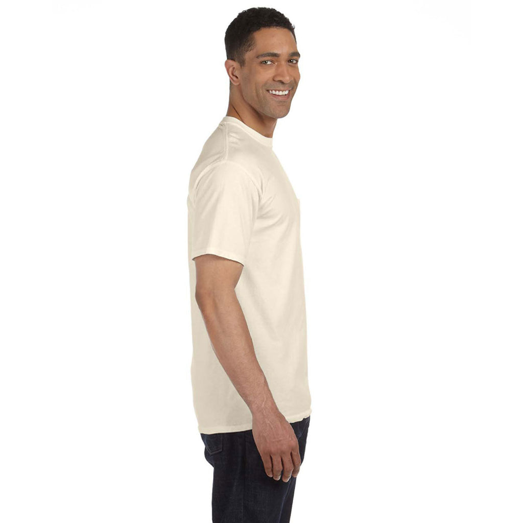 Comfort Colors Men's Ivory 6.1 oz. Pocket T-Shirt
