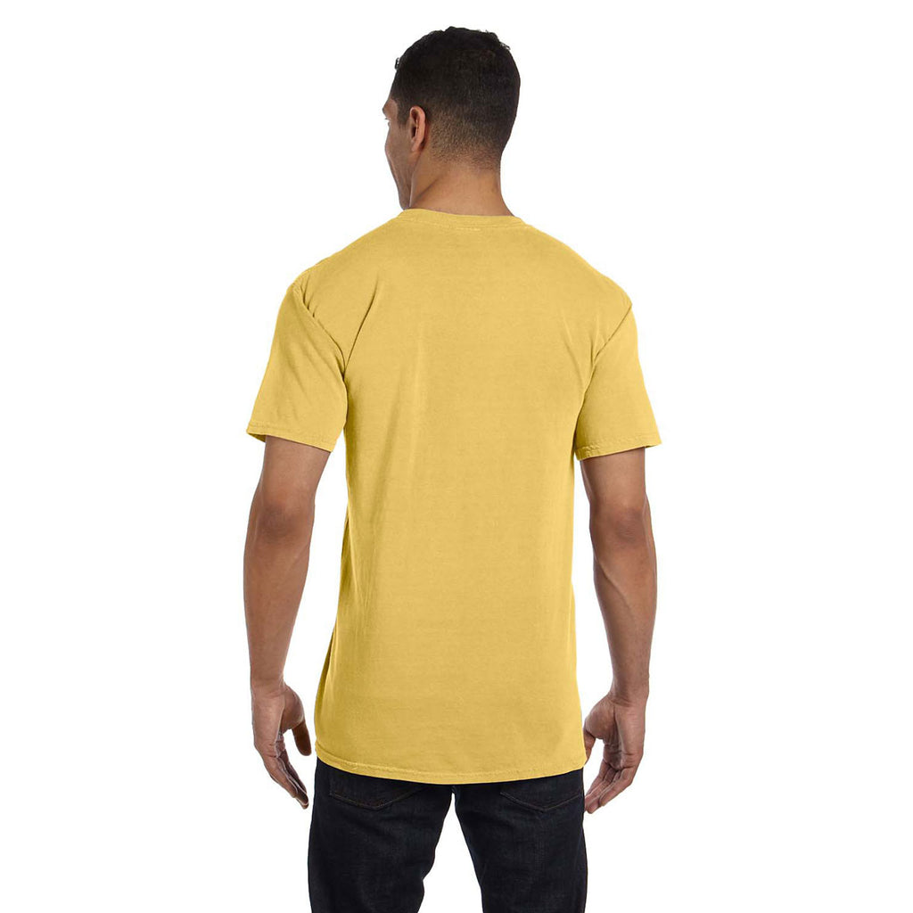 Comfort Colors Men's Mustard 6.1 oz. Pocket T-Shirt