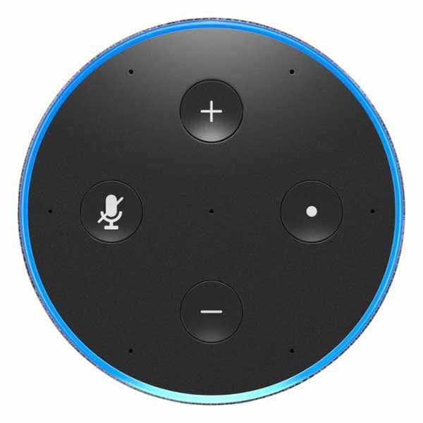 Amazon Heather Grey Echo (2nd Generation) Smart Speaker with Alexa