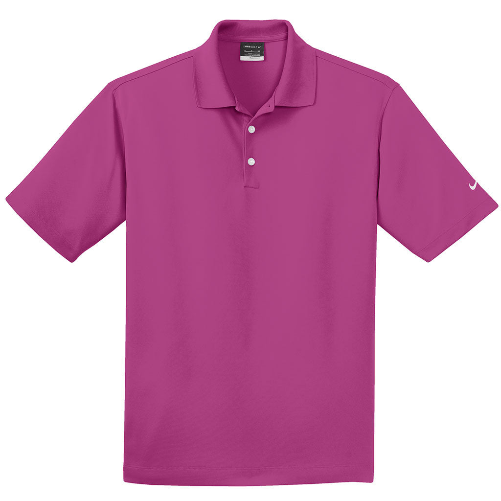 Custom Nike Golf Men's Tall Bright Pink Dri-FIT S/S Micro Pique Polo
