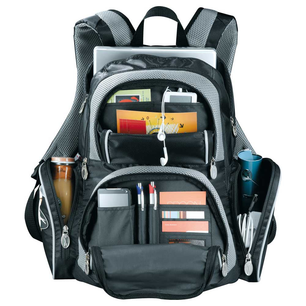Slazenger Black Turf Series 15" Computer Backpack