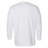 Comfort Colors Women's White Garment-Dyed Drop-Shoulder Long Sleeve T-Shirt