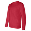 Bayside Men's Red USA-Made Long Sleeve T-Shirt