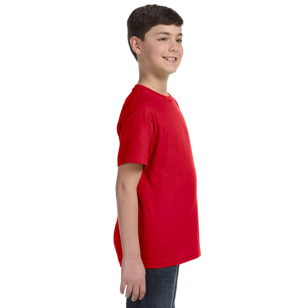 LAT Youth Red Fine Jersey T-Shirt