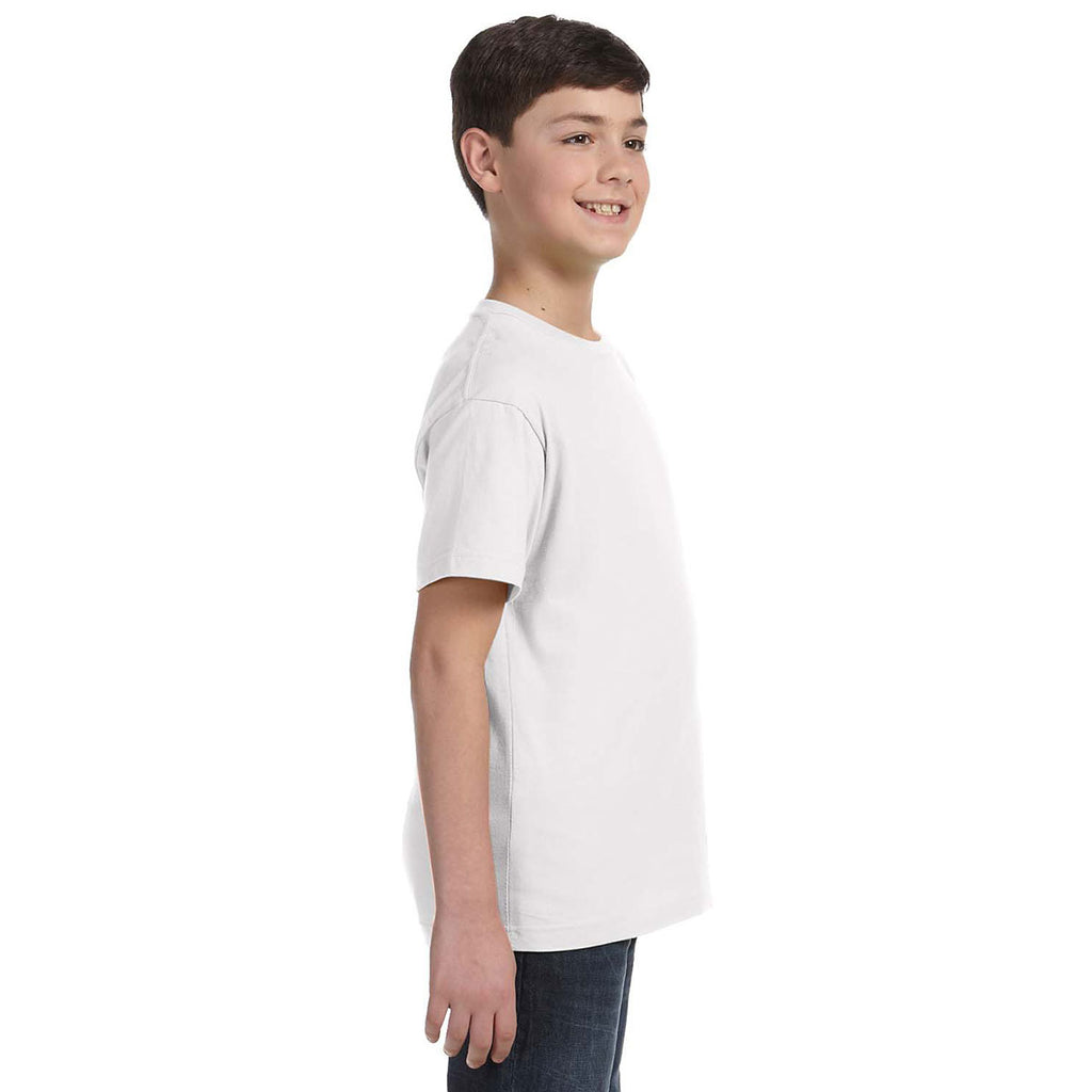 LAT Youth White Fine Jersey T-Shirt