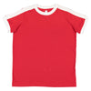 LAT Youth Red/White Soccer Ringer Fine Jersey T-Shirt