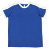 LAT Youth Royal/White Soccer Ringer Fine Jersey T-Shirt