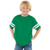 LAT Youth Vintage Green/Blended White Football Fine Jersey T-Shirt