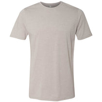 Next Level Men's Silver Poly/Cotton Short-Sleeve Crew Tee