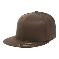 Bill Hat Custom Flat Company Logo Flat Flexfit Hats Brim | Embroidery