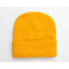 Pacific Headwear Gold Knit Fold Over Beanie