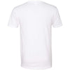 Next Level Men's White Premium CVC V-Neck Tee