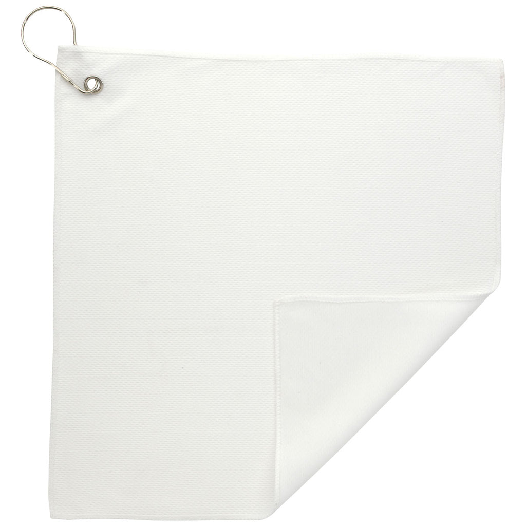 BIC White Full Color Cooling Golf Towel - Small