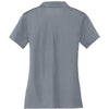 Nike Women's Grey Dri-FIT Short Sleeve Vertical Mesh Polo