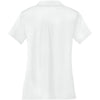 Nike Women's White Dri-FIT Short Sleeve Vertical Mesh Polo